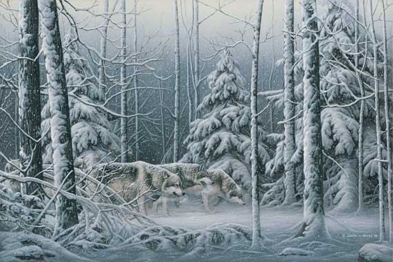 Winter Procession by Derek Wicks